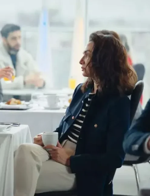 Birce Akalay As the Crow Flies Blue Coat.webp