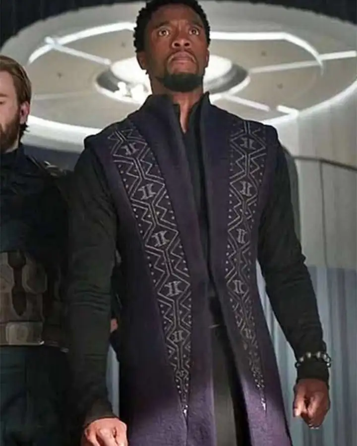 Black Panther Avengers Infinity War Tchalla Long Coat.webp