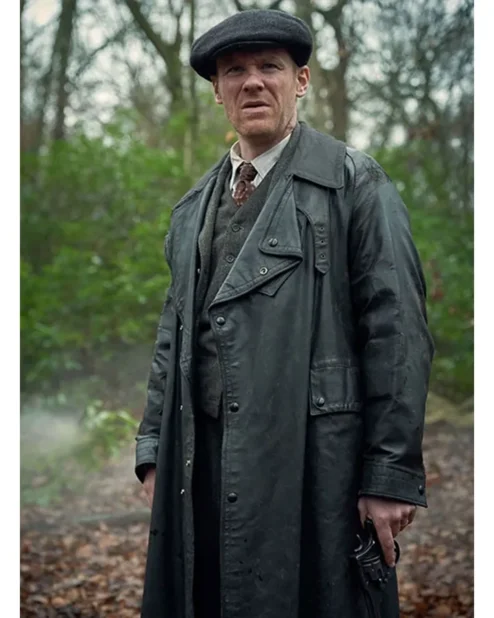Buy Brian Gleeson Peaky Blinders Leather Trench Coat.webp