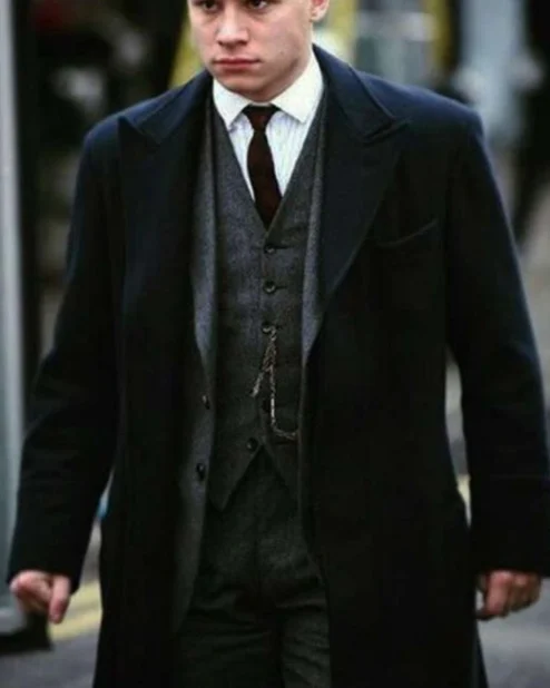 Buy Finn Cole Peaky Blinders Michael Gray Long Black Coat.webp
