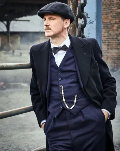 Buy Paul Anderson Peaky Blinders Arthur Shelby Black Coat.webp