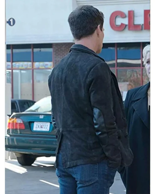 Buy Stephen Moyer The Gifted Suede Leather Blazer.webp