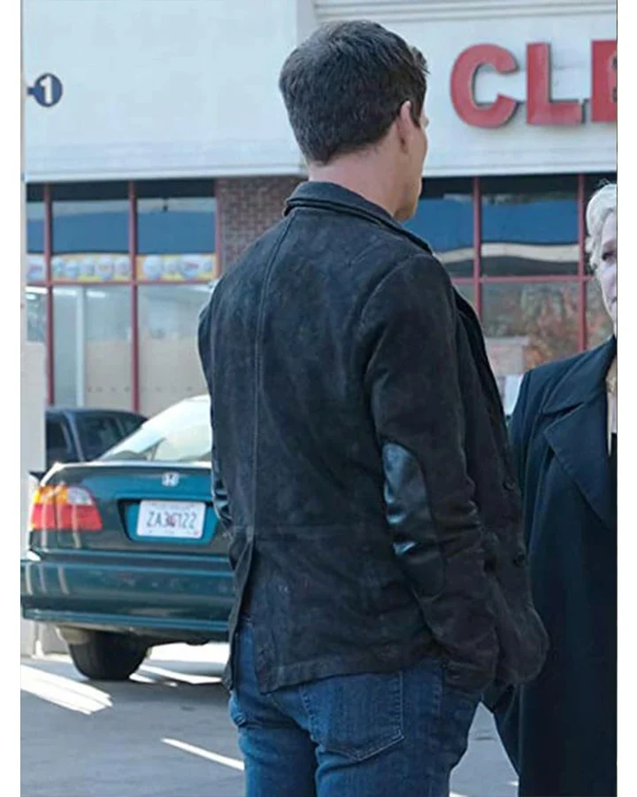 Buy Stephen Moyer The Gifted Suede Leather Blazer.webp