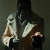 Candyman Yahya Abdul Mateen II Shearling Fur Coat front.webp