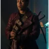 Chilling Adventures of Sabrina Ambrose Spellman Maroon Trench Coat.webp