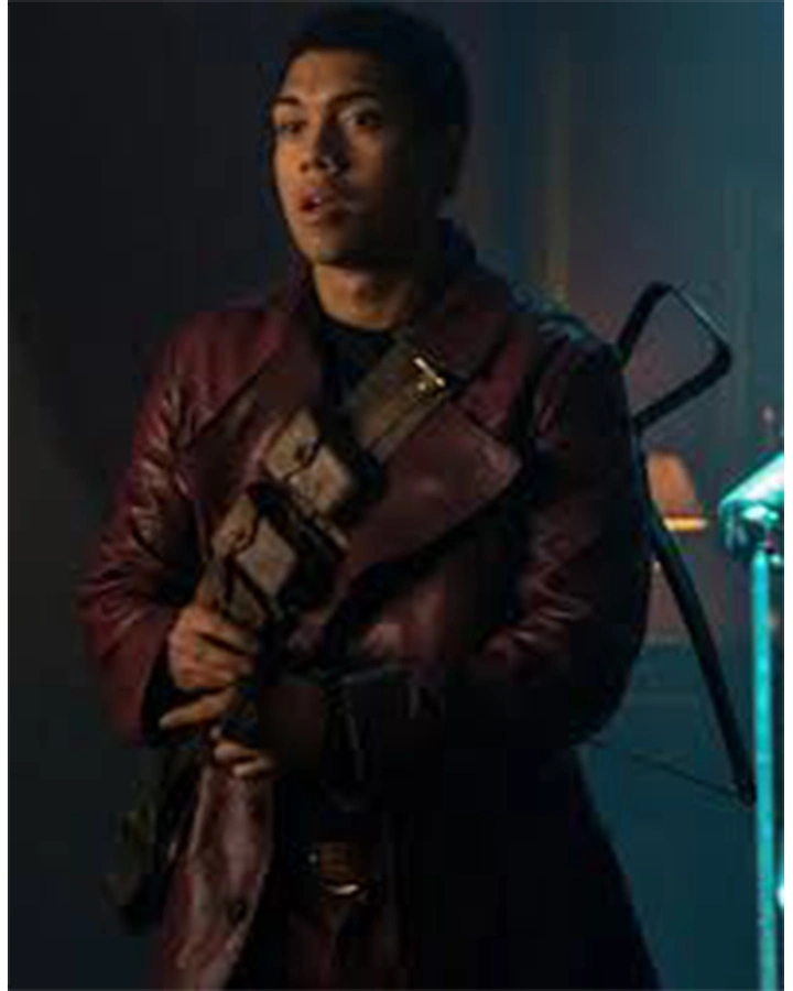 Chilling Adventures of Sabrina Ambrose Spellman Maroon Trench Coat.webp