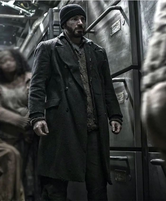 Chris Evans Snowpiercer Curtis Everett Black Coat right.webp