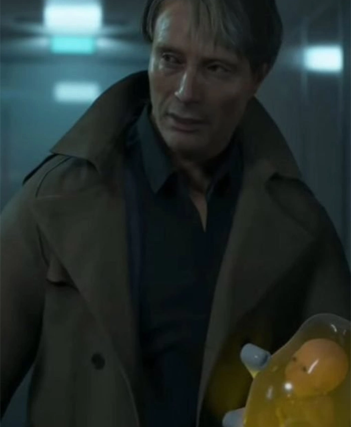Clifford Unger Death Stranding Trench Coat closeup.webp