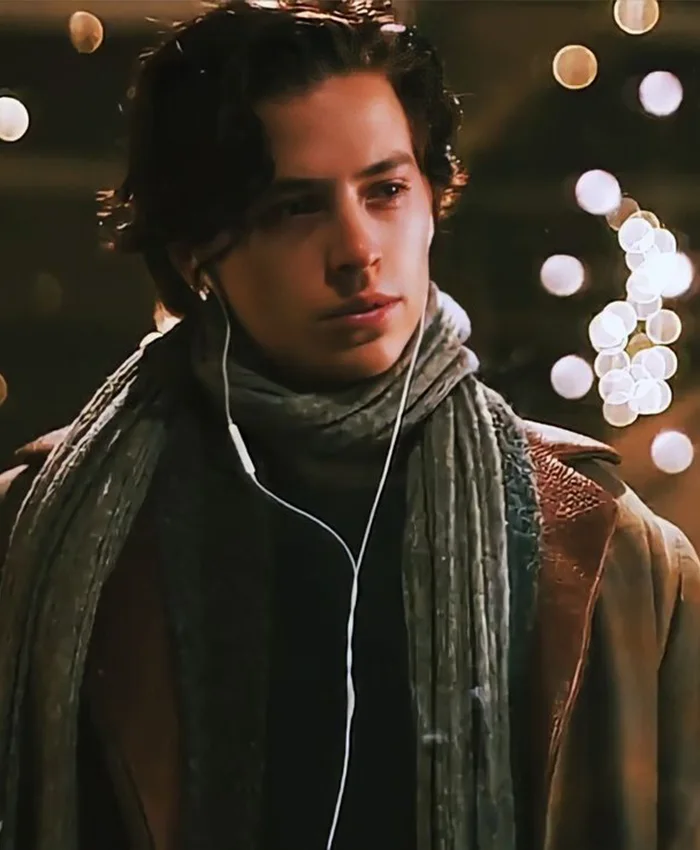 Cole Sprouse Five Feet Apart Will Newman Brown Wool Coat front.webp