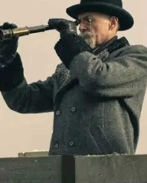 Colm Feore The Umbrella Academy Season 02 Reginald Hargreeves Grey Trench Wool Coat.webp