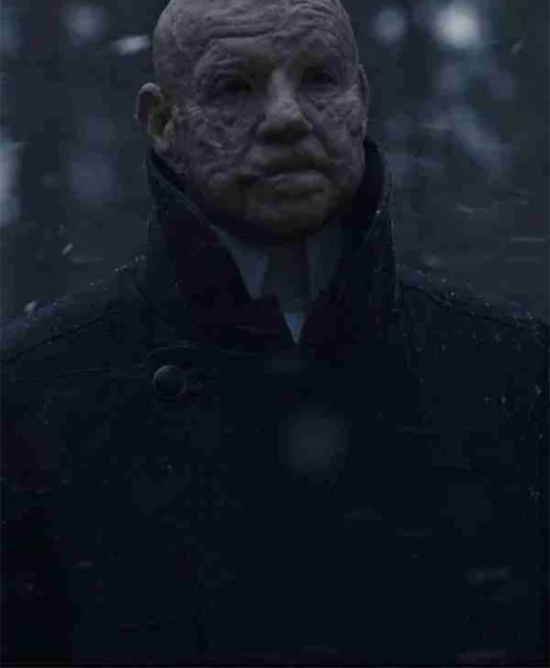 Dark S3 Adam Long Trench Coat closeup.webp