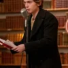 Dash and Lily Austin Abrams Black Coat left.webp