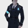 Detroit Become Human Connor Double Breasted Black Coat.webp