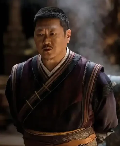 Doctor Strange 2022 Wong Sleeveless Coat closeup.webp