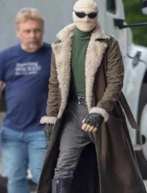 Doom Patrol Larry Trainor Fur Long Trench Coat For Sale.webp