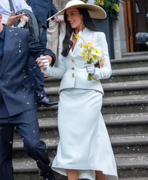 Dua Lipa Wedding Blazer Front