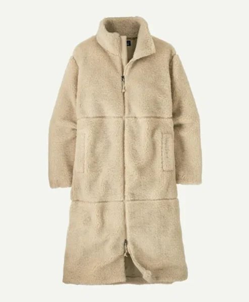 Dutton Ranch Beth Dutton White Longline Sherpa Coat