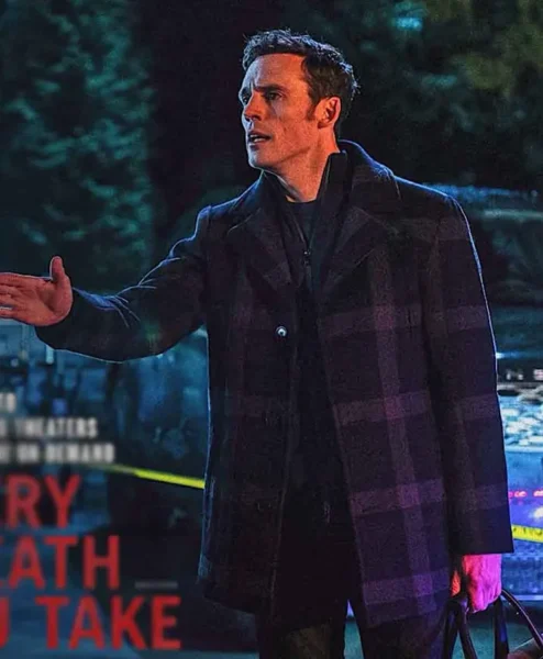 Every Breath You Take James Black Plaid Coat front.webp