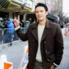 Everything Everywhere All at Once Harry Shum Jr Brown Coat front.webp