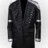 FFXV Final Fantasy XV Kingsglaive Black Leather Coat.webp