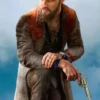 Far Cry 5 John Seed Long Leather Coat closeup.webp