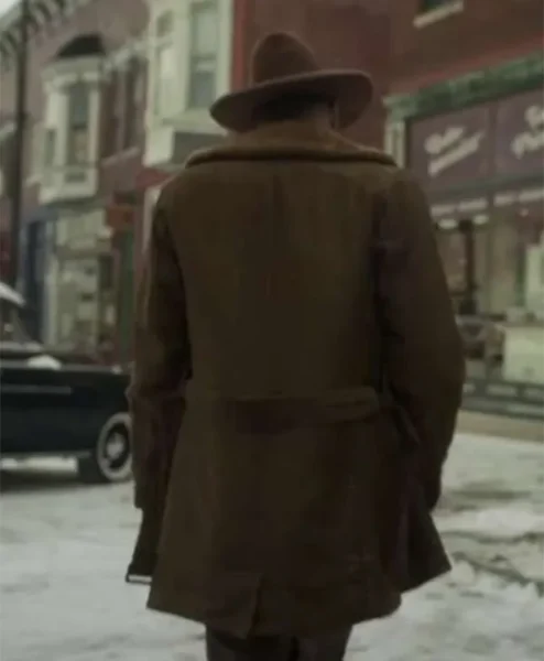 Fargo Season 04 Dick Wickware Cotton Long Trench Coat back.webp