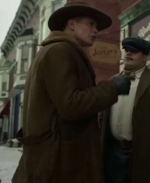 Fargo Season 04 Dick Wickware Cotton Long Trench Coat left.webp