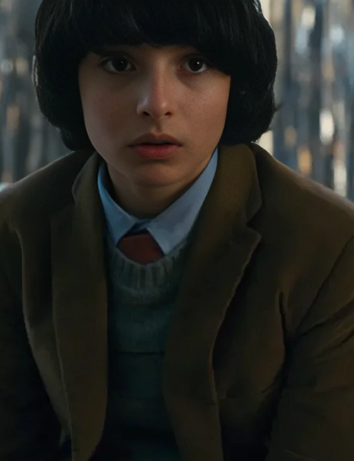 Finn Wolfhard Stranger Things Brown Coat.webp