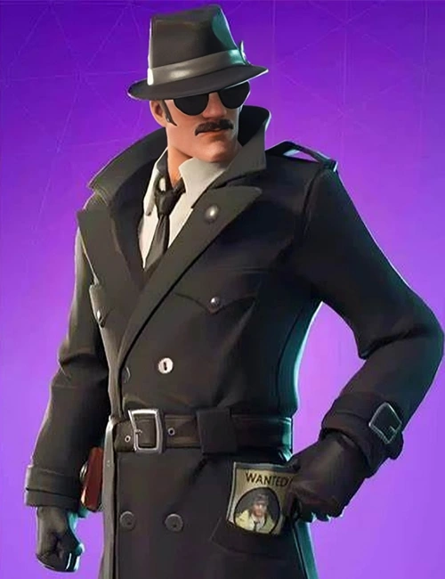 Fortnite Noir Skin Long Trench Coat.webp