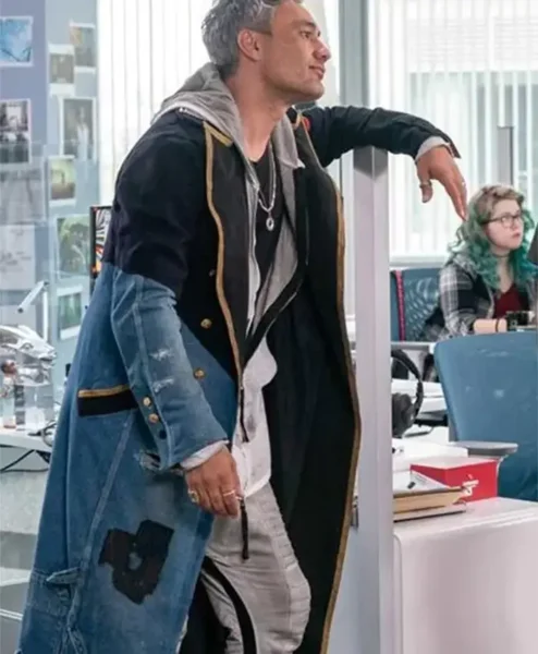 Free Guy Taika Waititi Long Trench Coat right.webp