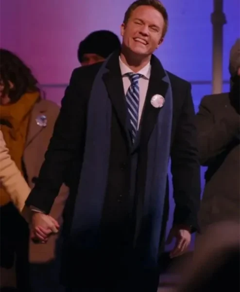 Ginny and Georgia Mayor Black Wool Coat front.webp