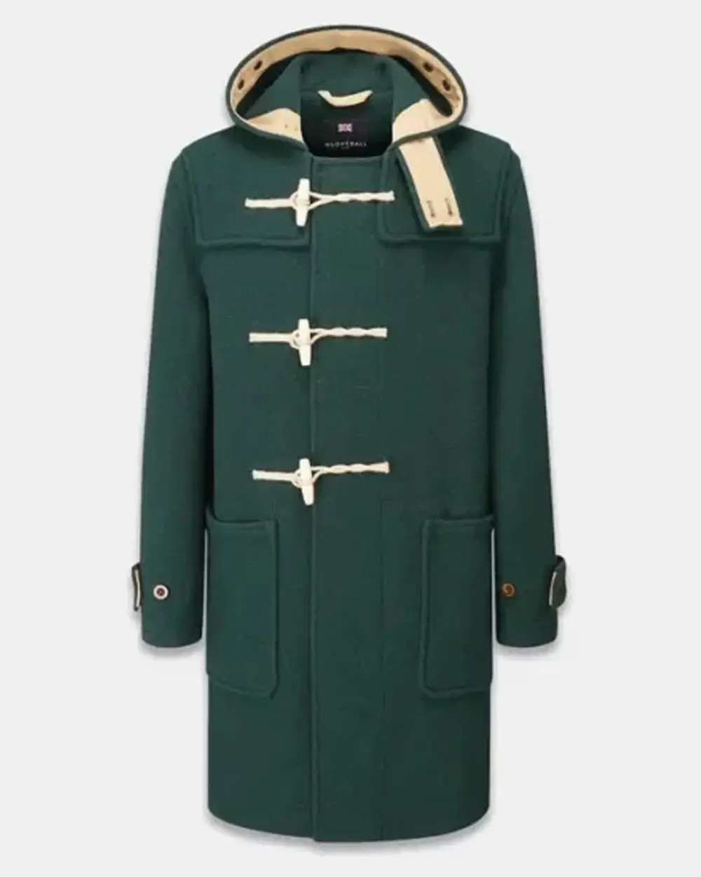 Heartstopper Charlie Spring Green Duffle Coat Front.webp