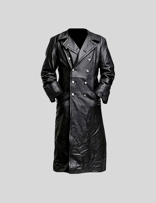 Hellboy Karl Ruprecht Kroenen Black Long Leather Coat.webp