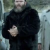 Helsinki Money Heist Black Hooded Shearling Coat.webp