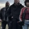 Helsinki Money Heist Black Long Pea Coat frotn.webp