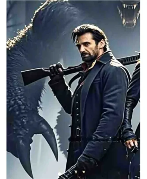Hugh Jackman Van Helsing 2 Black Wool Coat.webp