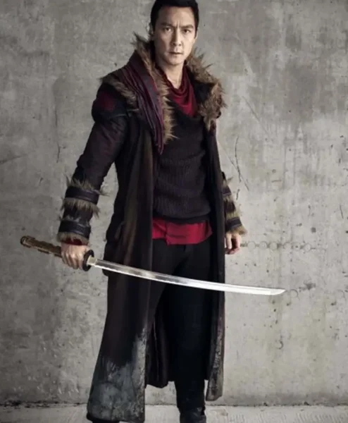 Into the Badlands Sunny Brown Long Fur Coat.webp