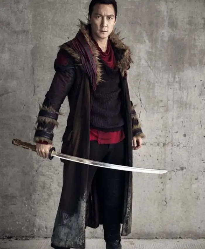 Into the Badlands Sunny Brown Long Fur Coat.webp
