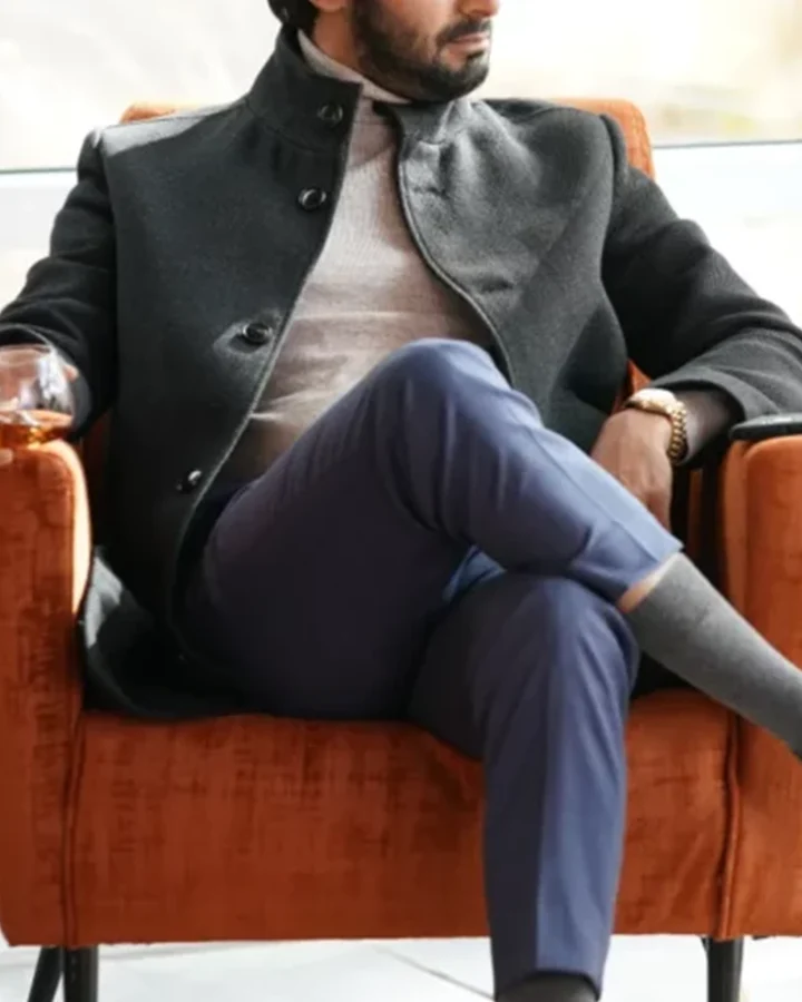 Jag Bhullar Big Sky Black Long Coat.webp