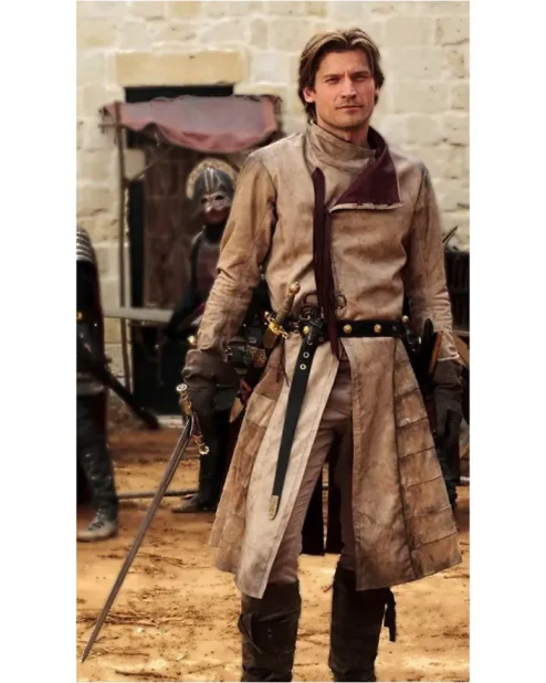 Jaime Lannister Game Of Thrones Brown Leather Coat.webp