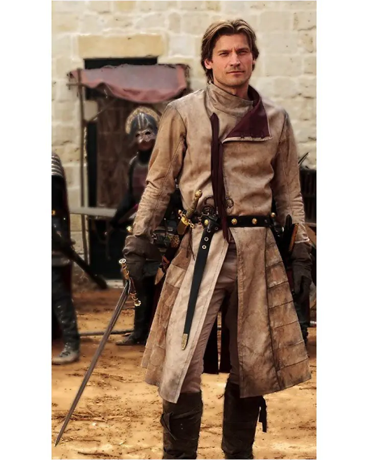 Jaime Lannister Game Of Thrones Brown Leather Coat.webp