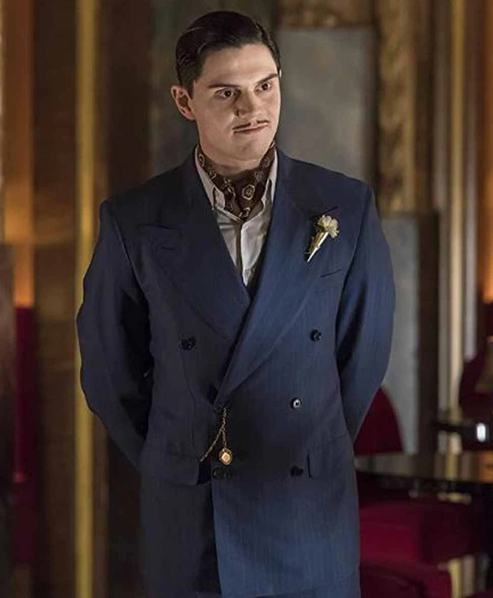 James March American Horror Story Double Breasted Coat front.webp