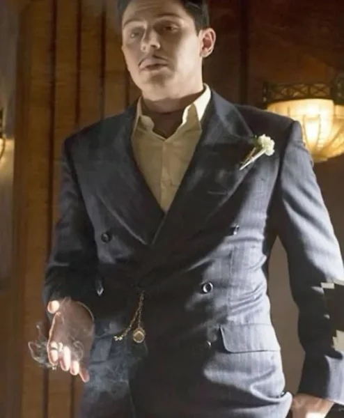 James March American Horror Story Double Breasted Coat left.webp