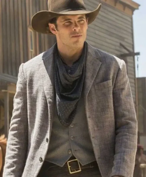 James Marsden Westworld Teddy Flood Blazer Coat front.webp