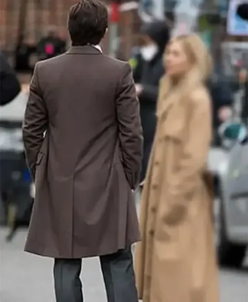 James Whitehouse Anatomy of a Scandal Brown Long Coat back.webp