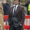 James Whitehouse Anatomy of a Scandal Brown Long Coat left.webp