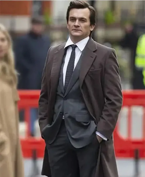 James Whitehouse Anatomy of a Scandal Brown Long Coat left.webp