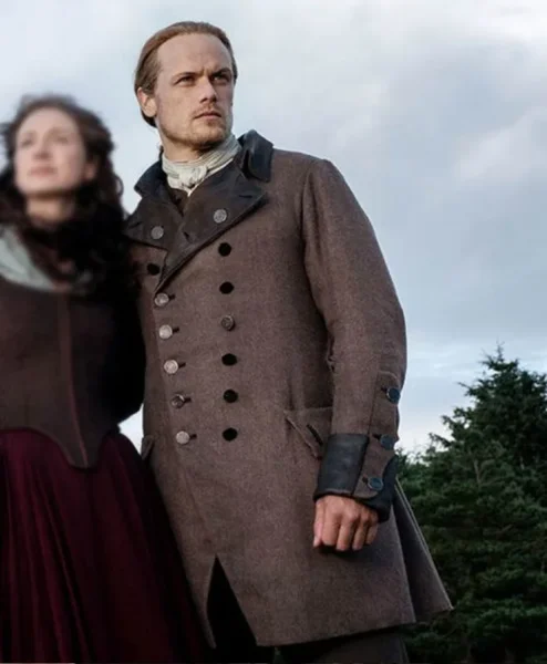 Jamie Fraser Outlander Double Breasted Coat.webp