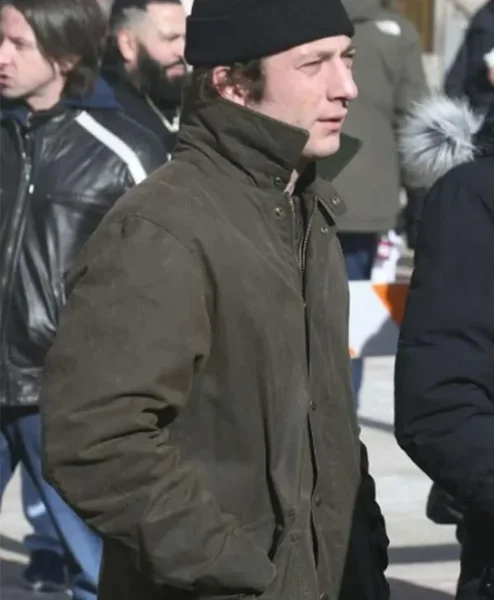 Jeremy Allen White Deliver Me from Nowhere Green Coat For Sale.webp
