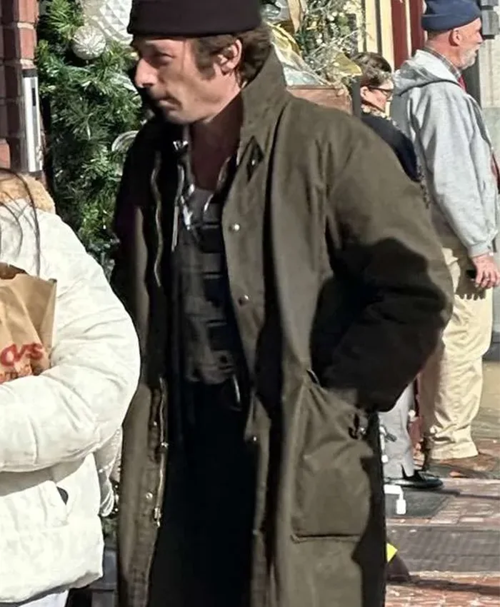 Jeremy Allen White Deliver Me from Nowhere Green Coat.webp